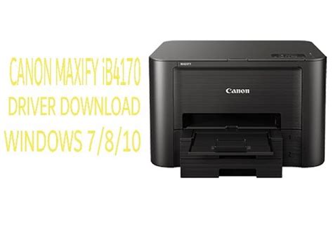 Cara Download Driver Canon MAXIFY iB4170